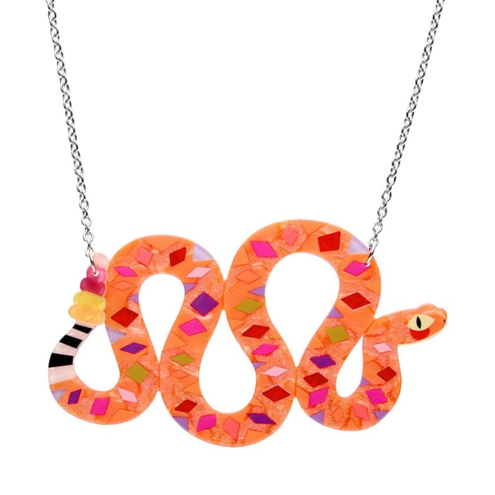 Erstwilder The Rowdy Rattlesnake Necklace - Picture 2 of 7